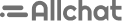 Allchat logo in gray